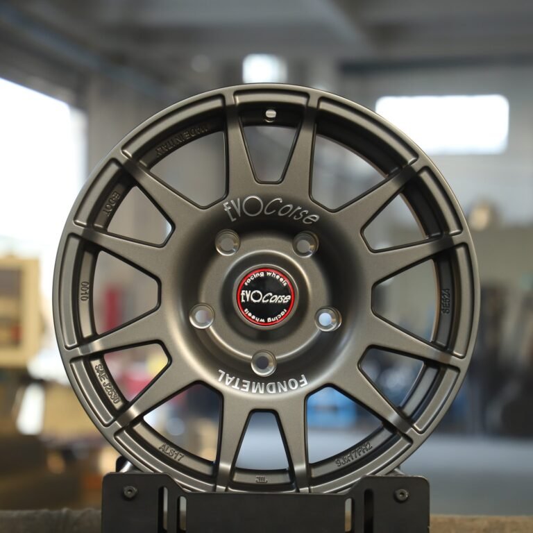 Audi A6 wheels – FVO Corse Gray 12-Spoke, front view
