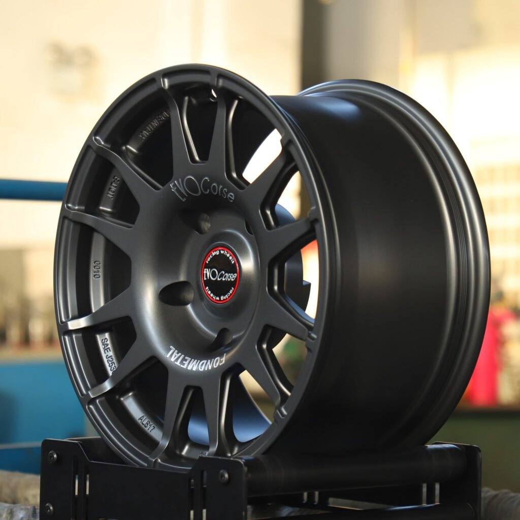 5x112 wheels – FVO Corse Gray 12-Spoke, side view
