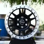 FVO Corse Silver / Gloss Black Off-Road Beadlock Forged Wheels - Toyota 4Runner / Toyota Tacoma Fitment (6-Lug)