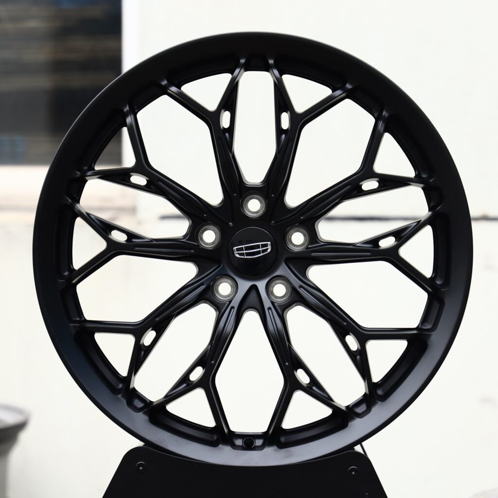 Geely Xingyue wheels – Matte Black 10 Y-Spoke (Geely OEM-Style), front view