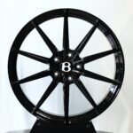 Bentley Continental / Flying Spur Forged Wheels – Gloss Black 10-Spoke