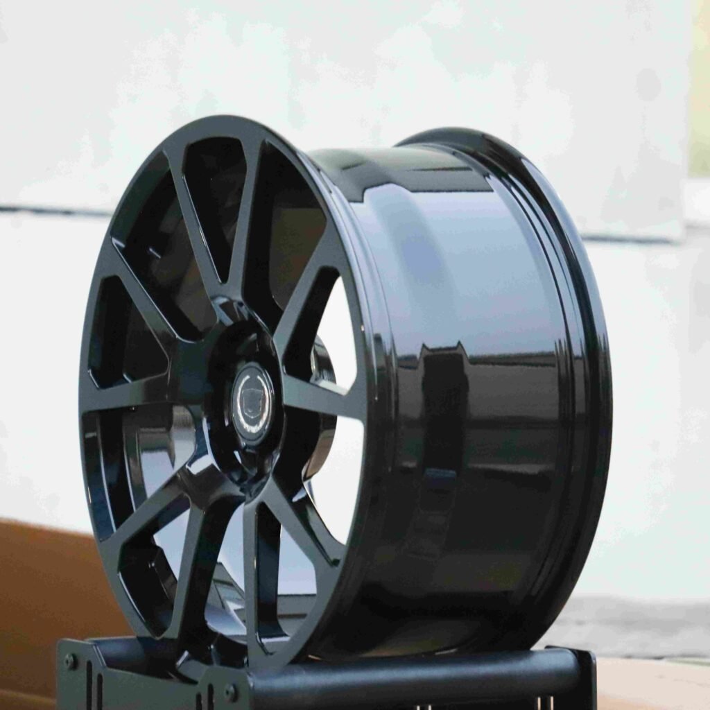 Gloss Black 10-Spoke Forged Wheels - Toyota Land Cruiser / Toyota 4Runner Fitment (6-Lug) view 3