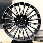 Mercedes-Benz E-Class / S-Class Forged Wheels – Black / Machined 10-Spoke Machined Face