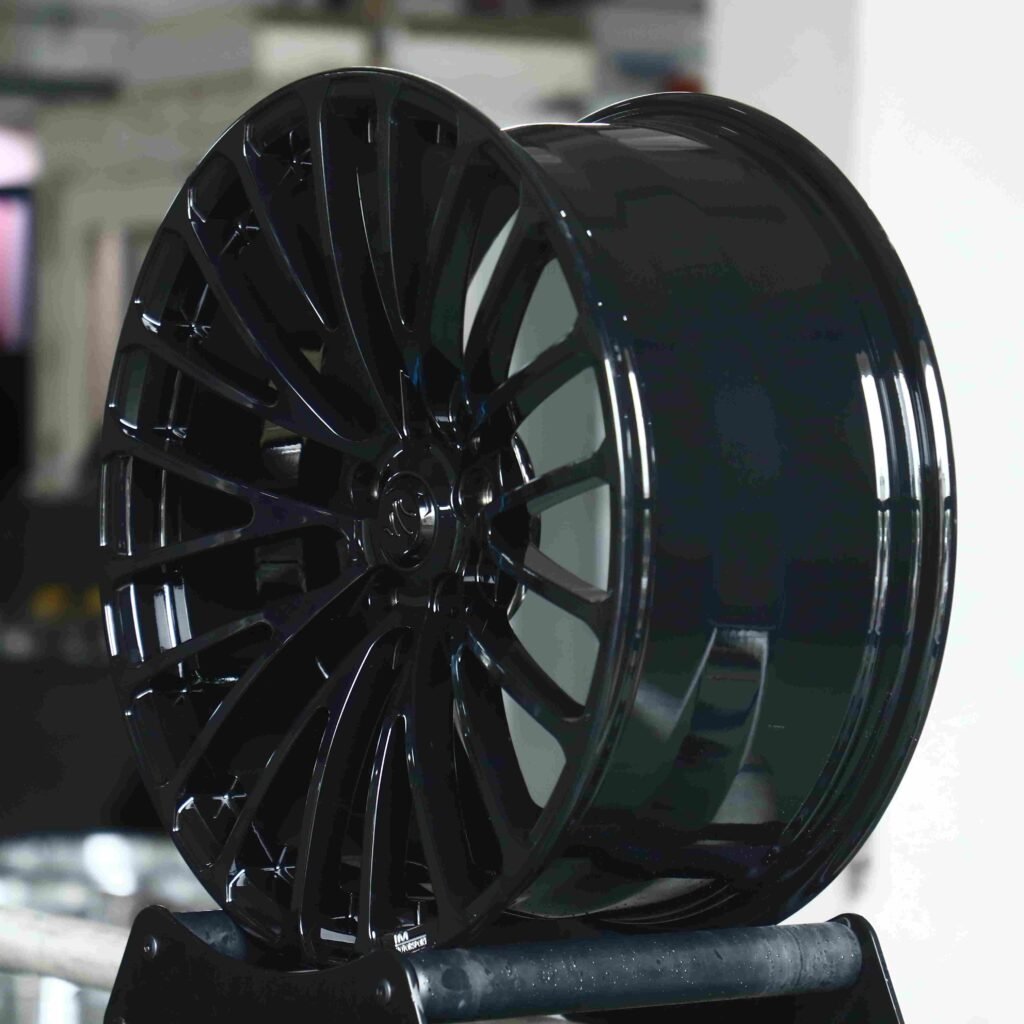 Gloss Black 10 Y-Spoke Forged Wheels - Audi A6 / BMW 5 Series Fitment (5-Lug) view 2