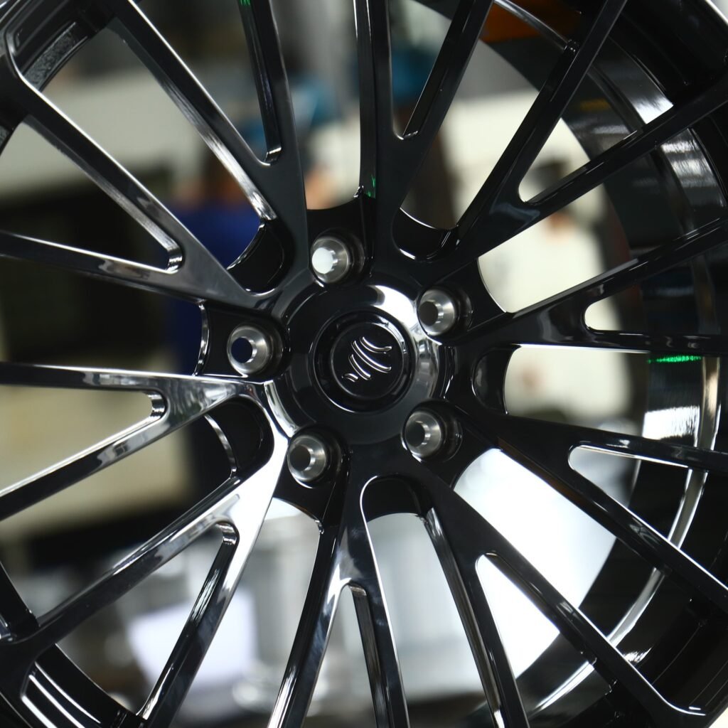 Gloss Black 10 Y-Spoke Forged Wheels - Audi A6 / BMW 5 Series Fitment (5-Lug) view 3