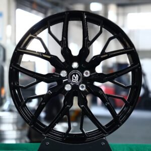 Ferrari 488 / Audi R8 Forged Wheels – Gloss Black 10 Y-Spoke – Design 3