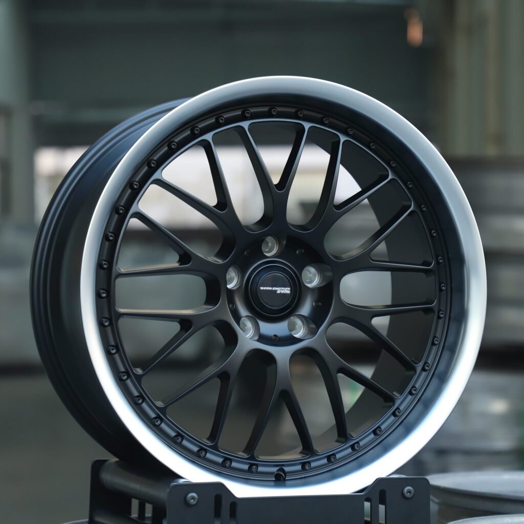 BMW 5 Series wheels – Gloss Black 10 Y-Spoke Riveted, angled view