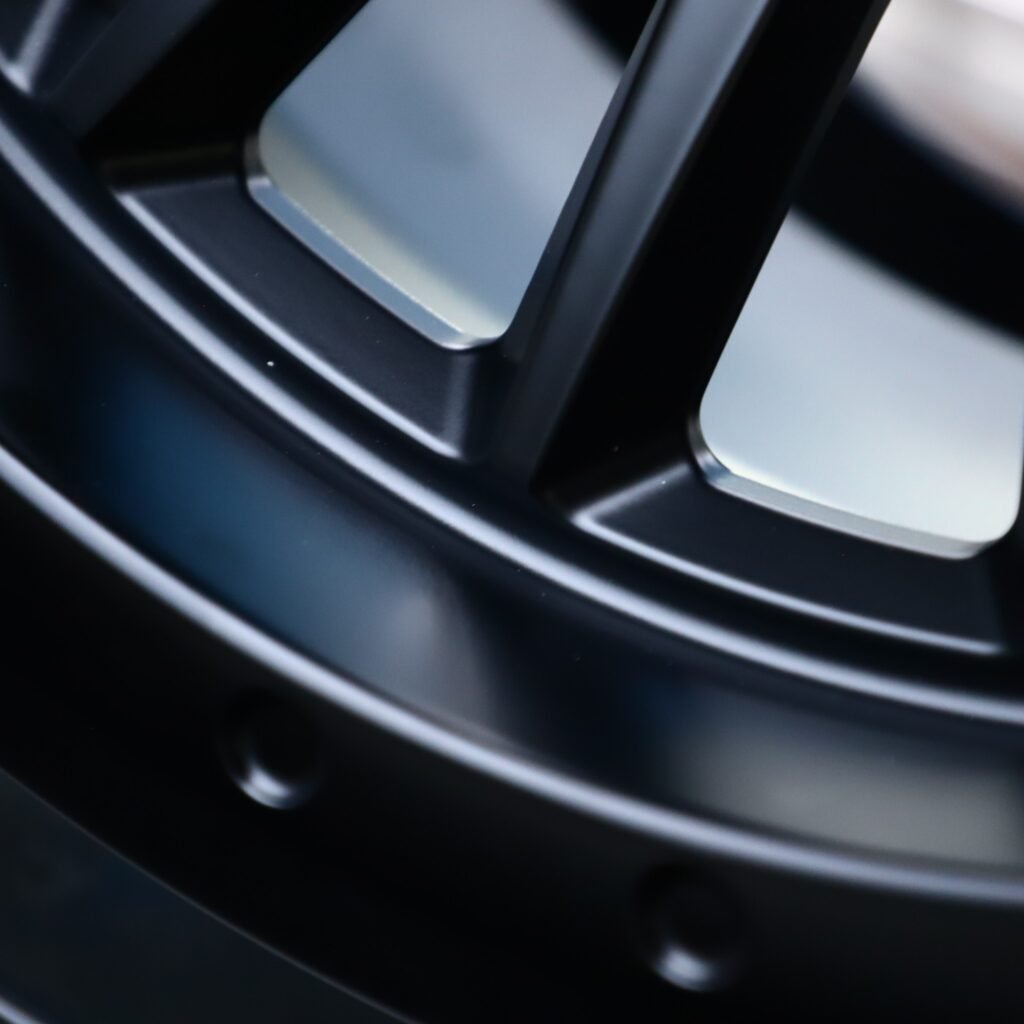 Ram 3500 wheels – Gloss Black 16-Spoke Exposed Bolt Detail, lip and barrel detail