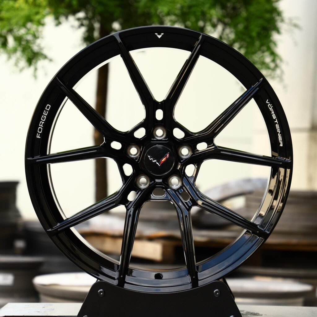 BMW M2 G87 wheels – Gloss Black 5 Y-Spoke Concave, front view