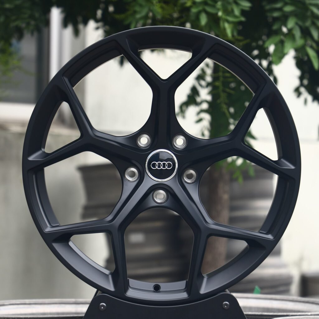 BMW M2 F87 wheels – Gloss Black 5 Y-Spoke, front view