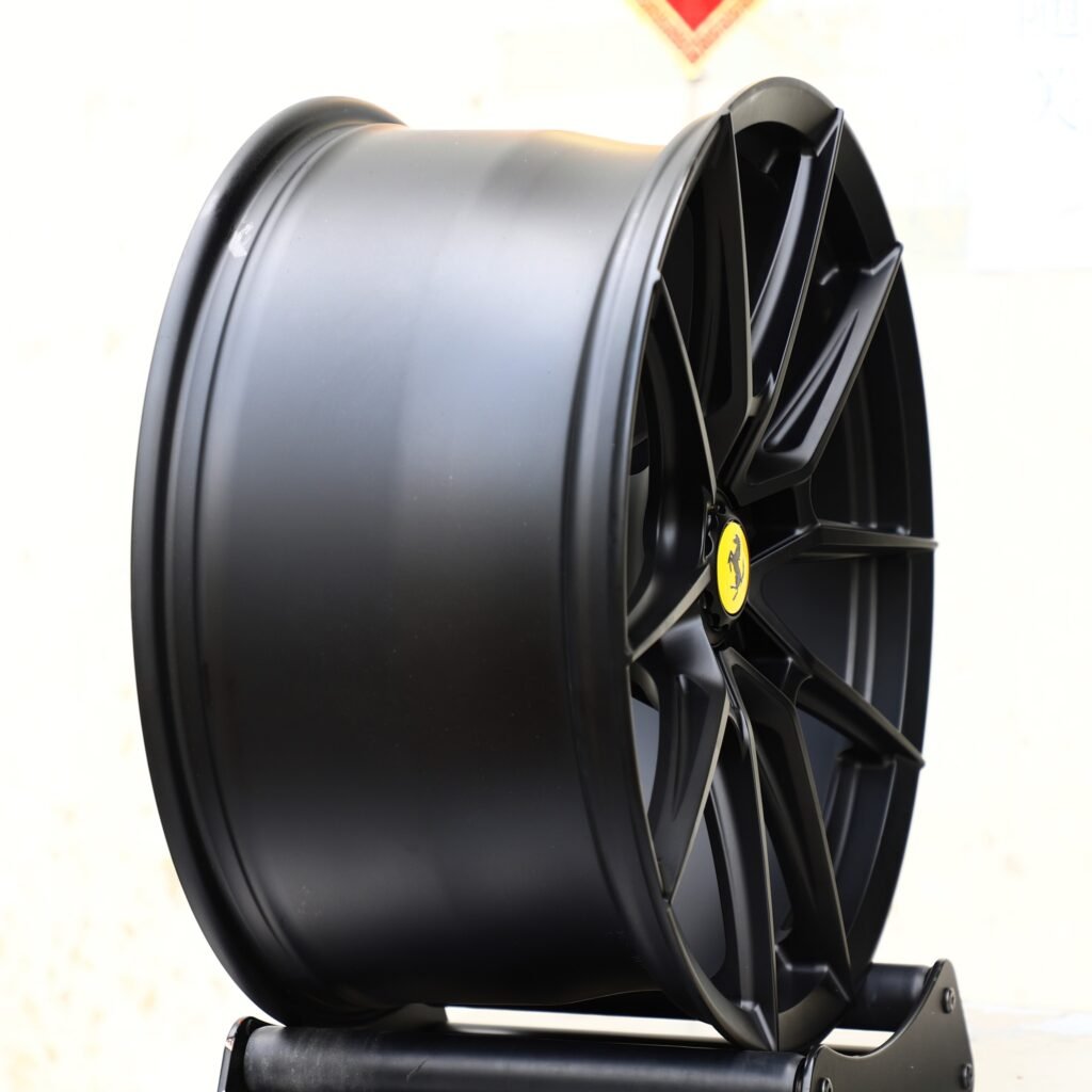 5x114.3 wheels – Gloss Black 5 Y-Spoke, side view