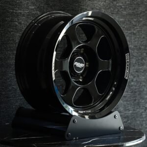 Rays-Style Gloss Black 6-Spoke Polished Lip 2-Piece Forged Wheels – Audi A6 / E-Class Fitment (5-Lug)