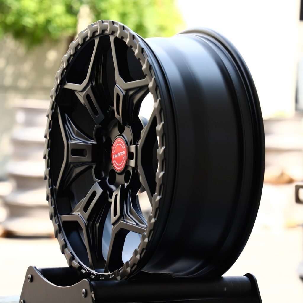5x120 wheels – Gloss Black 6 Y-Spoke, side view