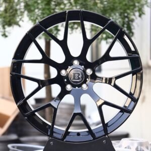 Brabus-Style Gloss Black Mesh Forged Wheels – Mercedes-Benz G-Class / G55 AMG Fitment (5-Lug)