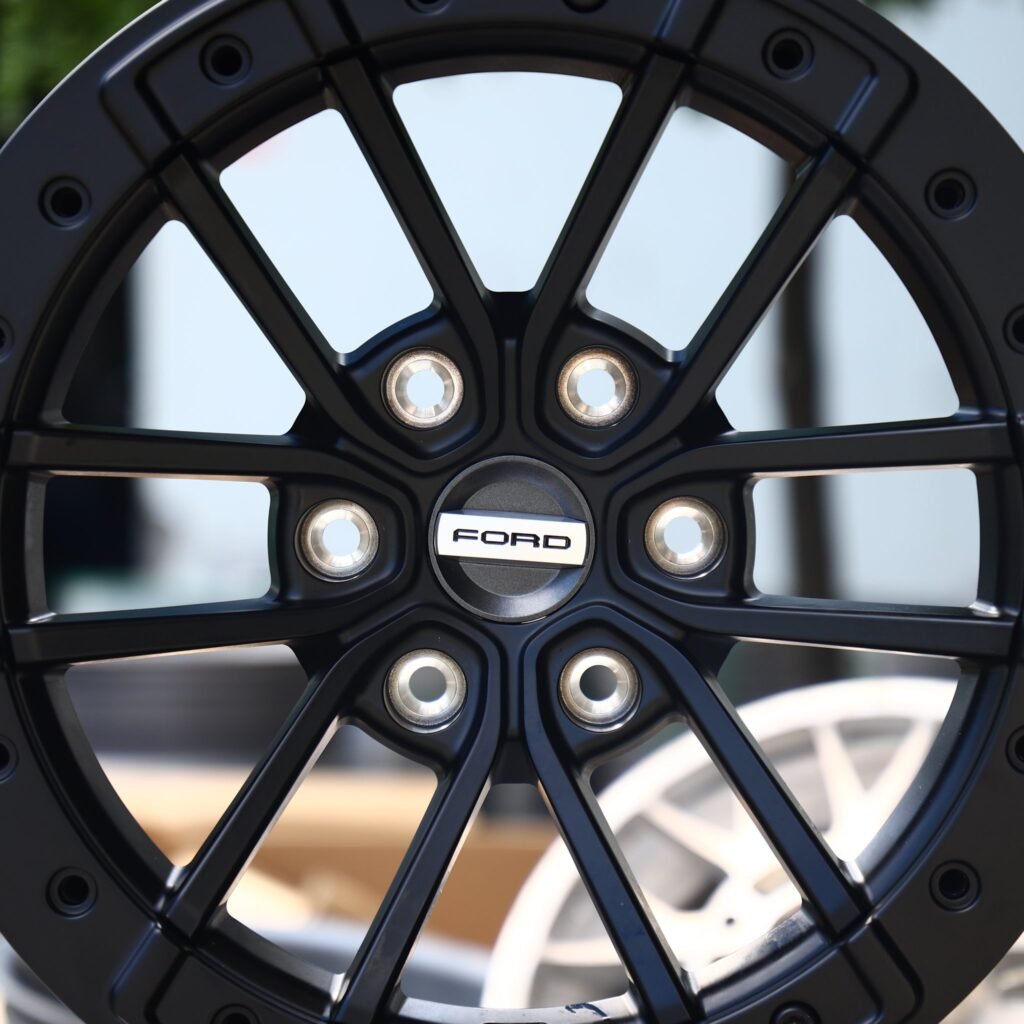 Ford Bronco wheels – Gloss Black, angled view