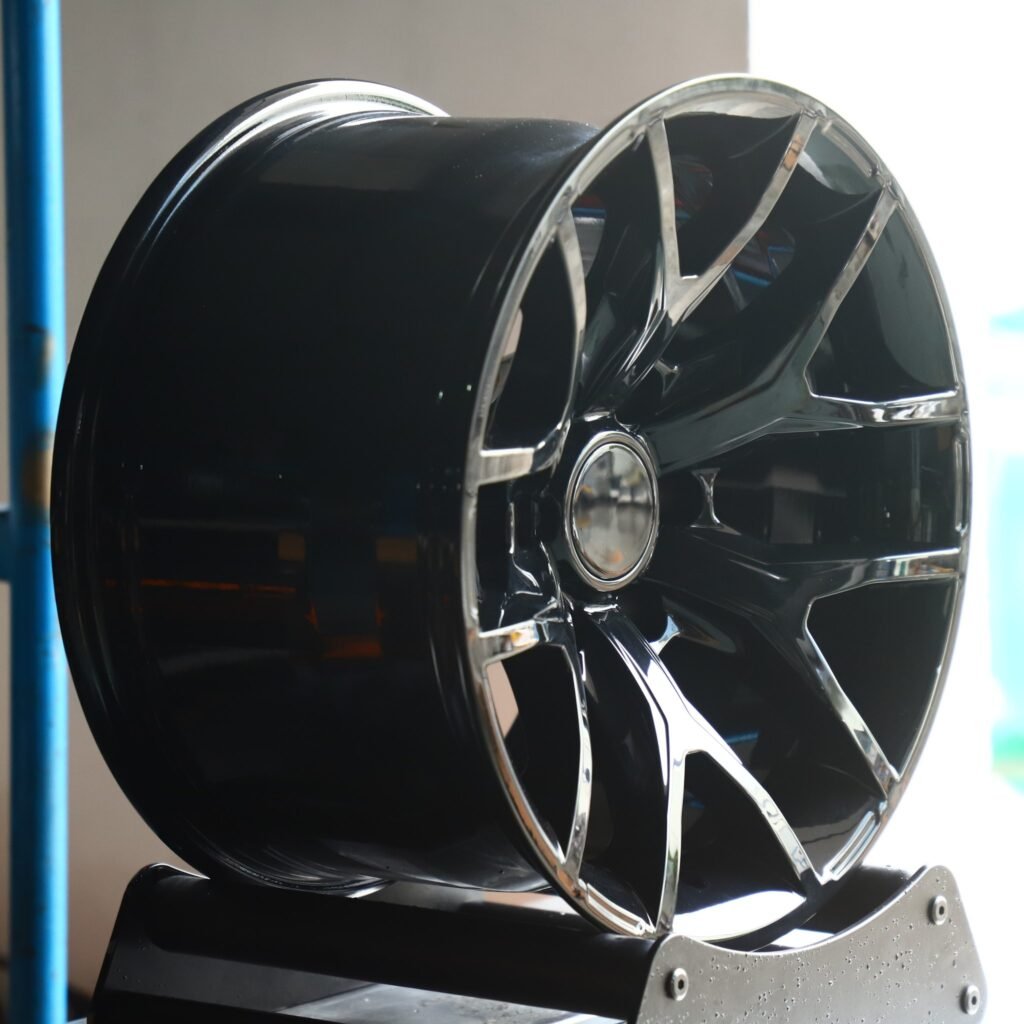 Gloss Black Deep Concave Multi-Spoke Forged Wheels - Audi A6 / Mercedes-Benz E-Class Fitment (5-Lug) Concave forged wheel