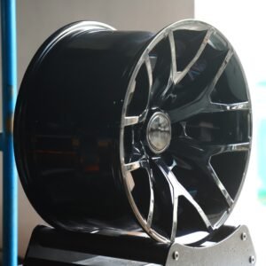 Gloss Black Deep Concave Multi-Spoke Forged Wheels – Audi A6 / Mercedes-Benz E-Class Fitment (5-Lug)