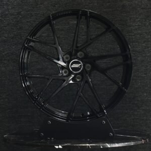 Tesla Model 3 / Model Y Forged Wheels – Gloss Black Directional Milled