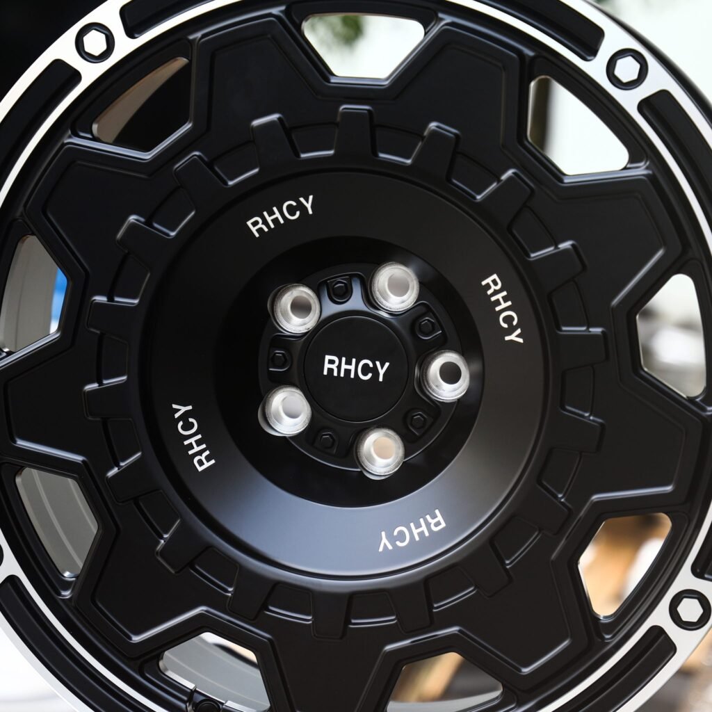 Chevrolet Silverado 1500 wheels – Gloss Black Exposed Bolt Detail Full-Face Machined Face, lip and barrel detail