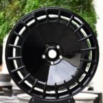 Porsche 911 / BMW M3 Forged Wheels – Gloss Black Slotted Dish Concave