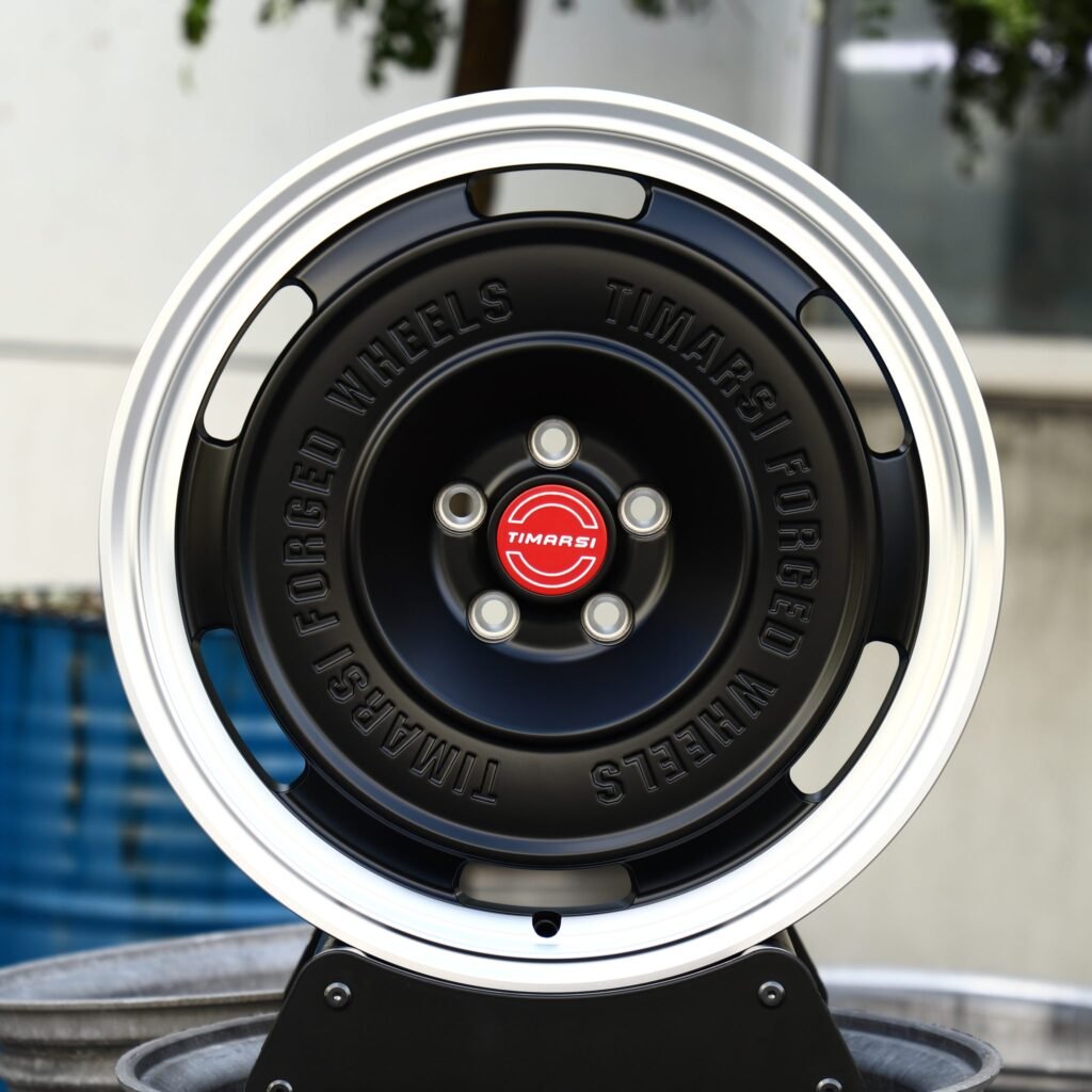 Глянцевые чёрные кованые диски для Toyota 4Runner и Toyota Tacoma, с глубокой полкой, с закрытой лицевой частью — ANK-64370