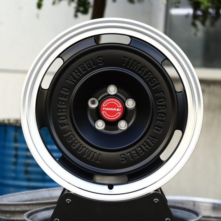 Toyota 4Runner wheels – Gloss Black Full-Face Deep Lip, front view