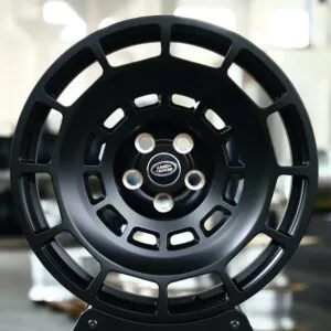 Land Rover Defender / Range Rover Forged Wheels – Matte Black Slotted Dish