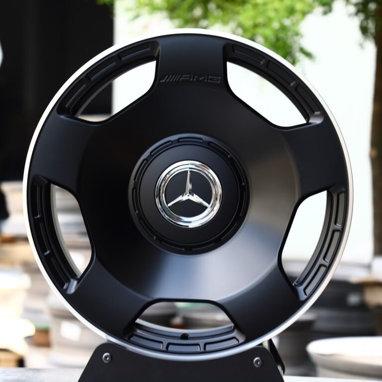 Mercedes-Benz E-Class wheels – Gloss Black Full-Face, front view