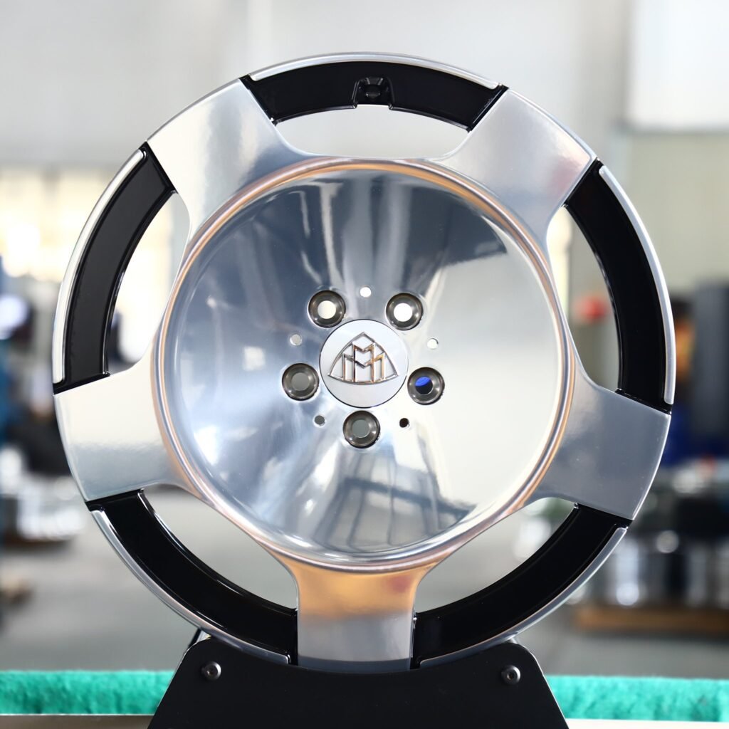 Mercedes-Benz S-Class wheels – Gloss Black Full-Face (Maybach-Style), front view