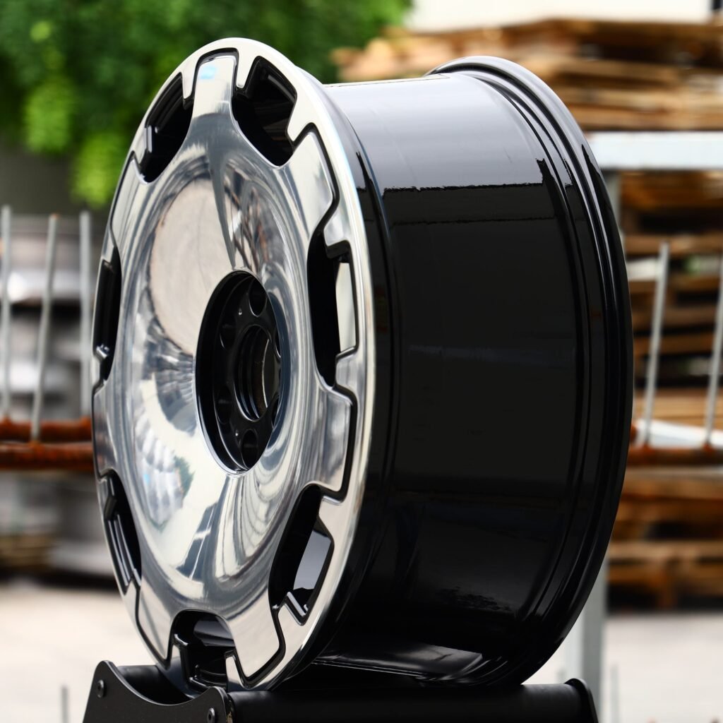 Gloss Black Full-Face 6-Lug Off-Road Forged Wheels - Toyota 4Runner / Toyota Tacoma Fitment (6-Lug) view 3