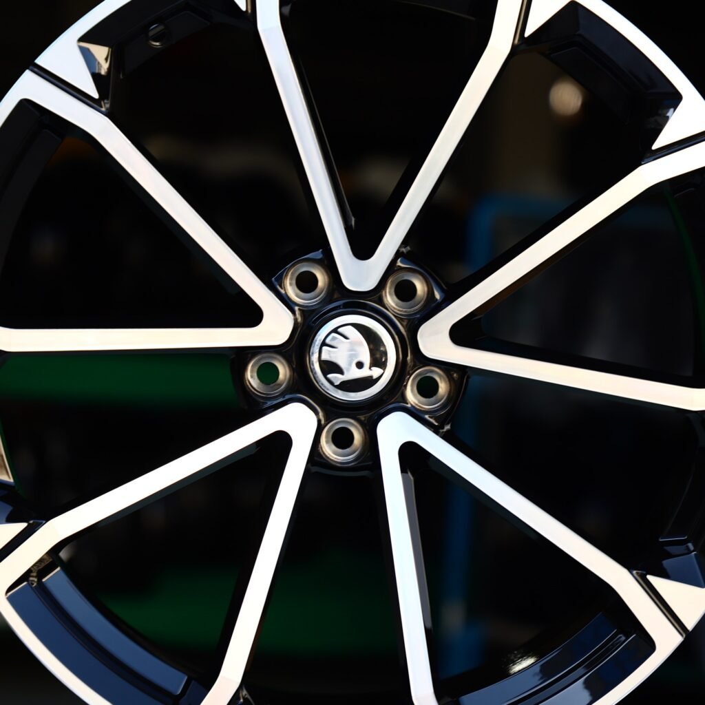 Gloss Black Machined Face Forged Wheels - Audi A6 / BMW 5 Series Fitment (5-Lug) view 2