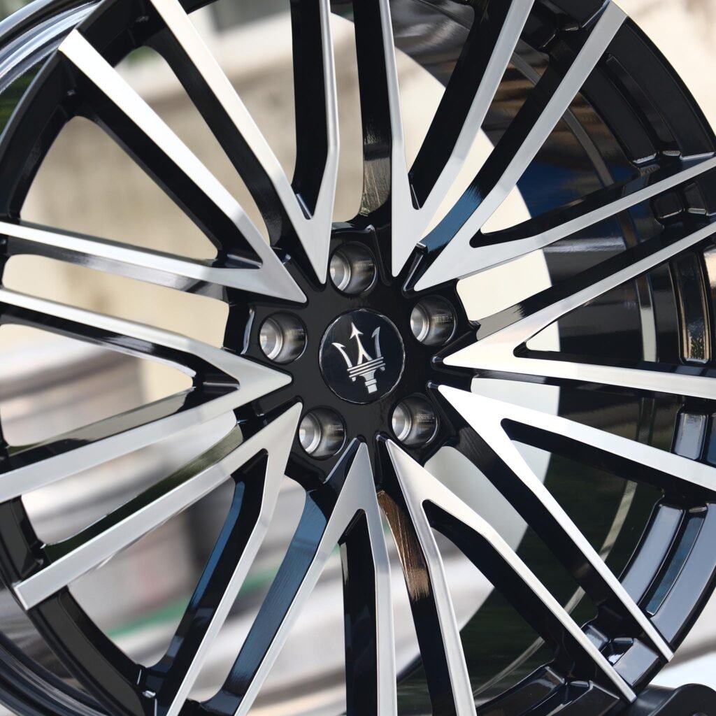 Tesla Model 3 wheels – Gloss Black Machined Face, lip and barrel detail