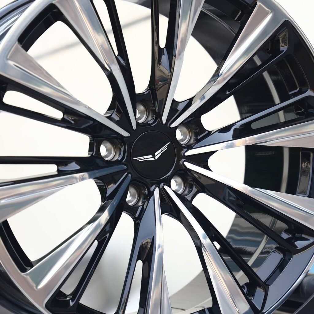 BMW M4 F82 wheels – Gloss Black Machined Face, lip and barrel detail