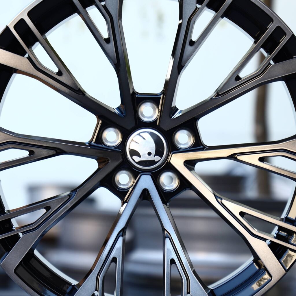 Toyota GR Supra wheels – Gloss Black Machined Face, lip and barrel detail