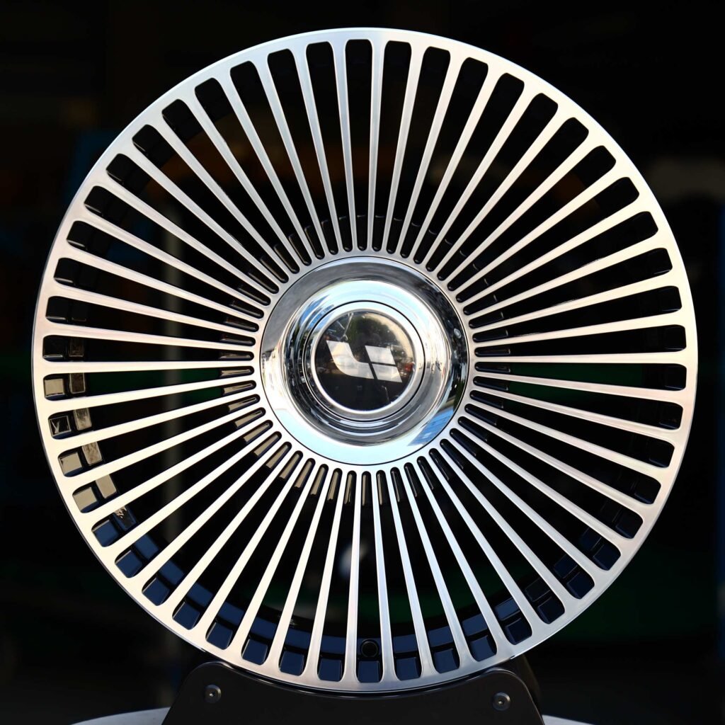 Gloss Black Multi-Spoke Forged Wheels - Audi A6 / BMW 5 Series Fitment (5-Lug) Monoblock forged wheel
