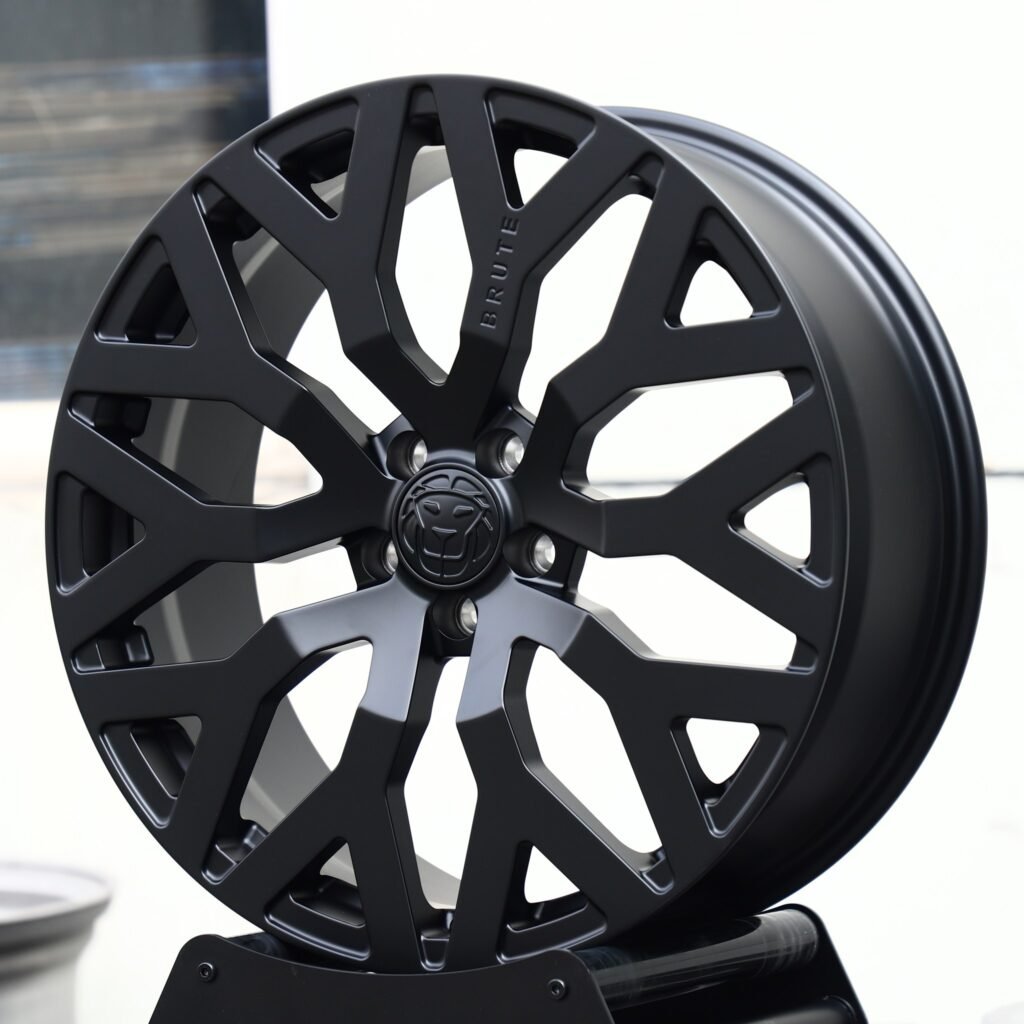 BMW M3 wheels – Gloss Black Multi-Spoke, angled view