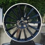Mercedes-Benz E-Class / S-Class Forged Wheels – Gloss Black Multi-Spoke Machined Lip