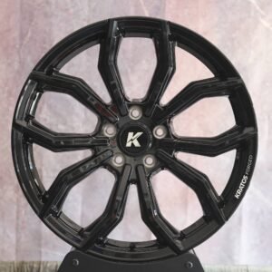 Audi A6 / BMW 5 Series Forged Wheels – Gloss Black Petal-Spoke