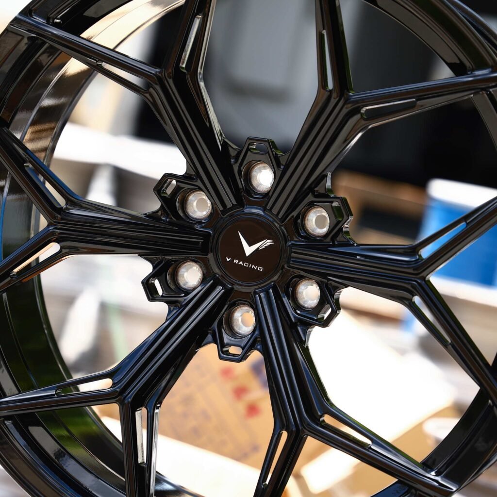 Gloss Black Side-Milled Off-Road Forged Wheels - Toyota 4Runner / Toyota Tacoma Fitment (6-Lug) view 4