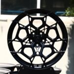 Audi A6 / BMW 5 Series Forged Wheels – Gloss Black Split Cut-Out