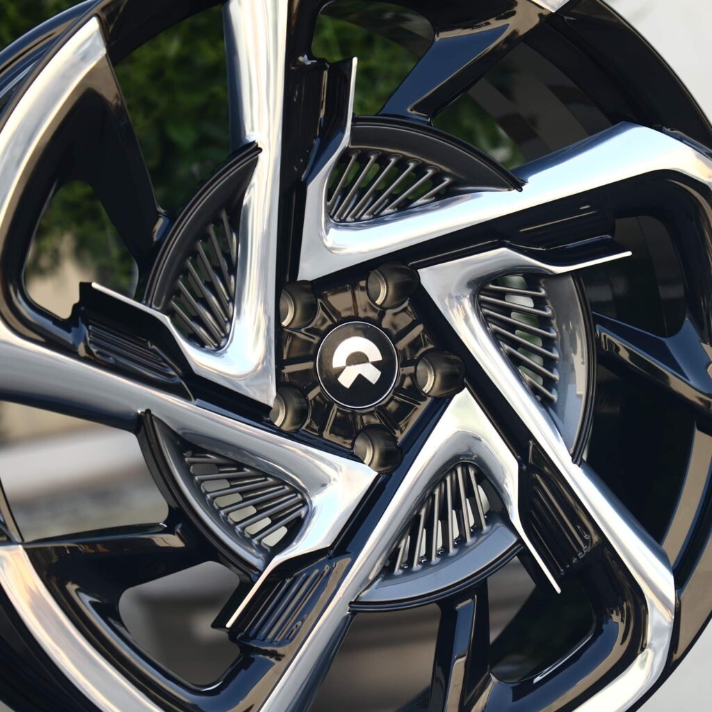 BMW M3 F80 wheels – Gloss Black Split Directional Milled Machined Face, lip and barrel detail