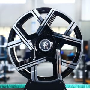Rolls-Royce Ghost / Wraith Forged Wheels – Black / Machined Split Machined Face