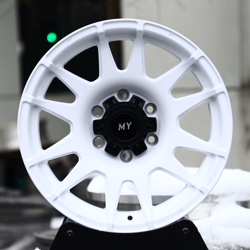 Ford F-150 wheels – Gloss White 10-Spoke, front view