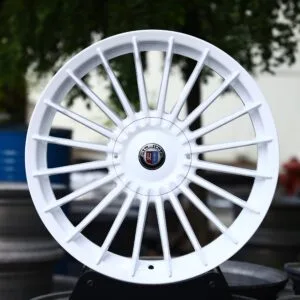 Alpina-Style Gloss White 20-Spoke Forged Wheels – BMW M3 / M4 G82 Fitment (5-Lug)