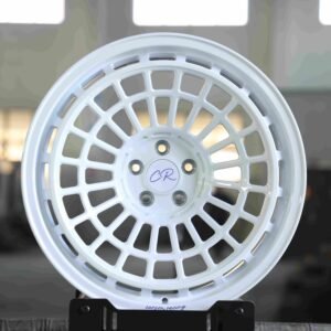 Ford Mustang / Chevrolet Corvette Forged Wheels – Gloss White 5-Spoke Double-Ring
