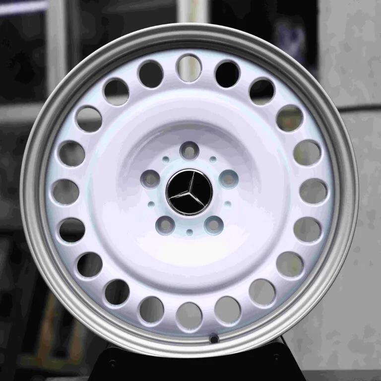 Mercedes-Benz E-Class / S-Class Forged Wheels – Gloss White, front view