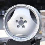 Audi A6 / BMW 5 Series Forged Wheels – Gloss White 3-Spoke Dish (5-Lug)