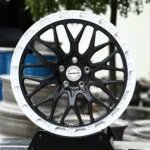 Toyota 4Runner / Tacoma Off-Road 6-Lug Forged Wheels – Gloss Black 10 Y-Spoke White-Ring Exposed Bolt Detail