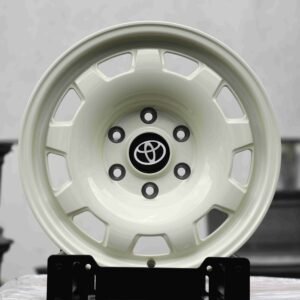 Gloss White Semi-Full-Face 6-Lug Off-Road Forged Wheels – Ford F-150 / Chevrolet Silverado Fitment (6-Lug)