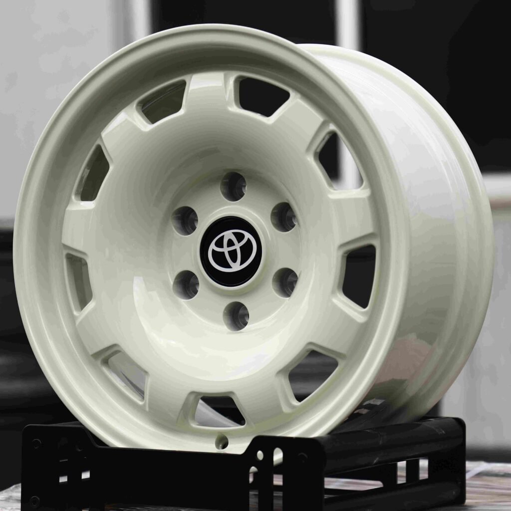Gloss White Semi-Full-Face 6-Lug Off-Road Forged Wheels - Ford F-150 / Chevrolet Silverado Fitment (6-Lug) view 2